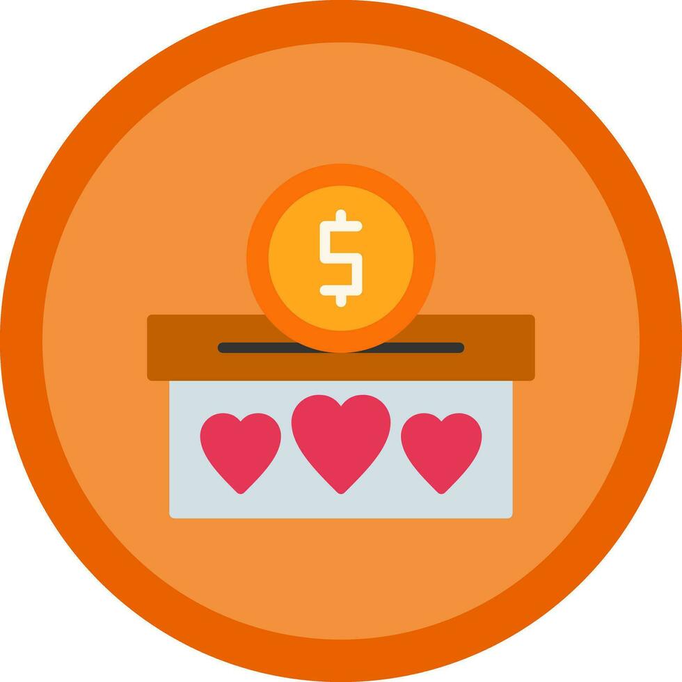 Donation Vector Icon Design