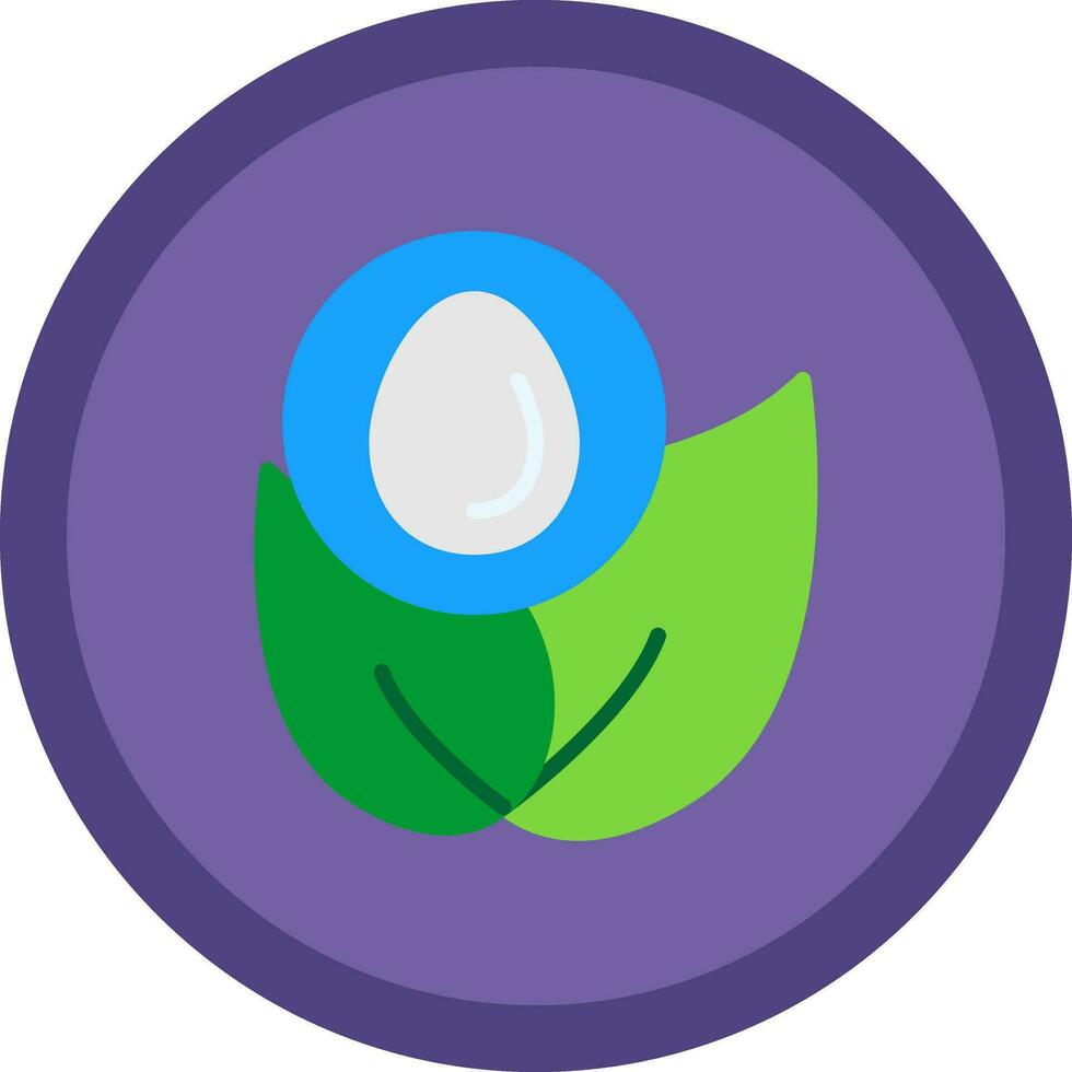 Organic eggs Vector Icon Design