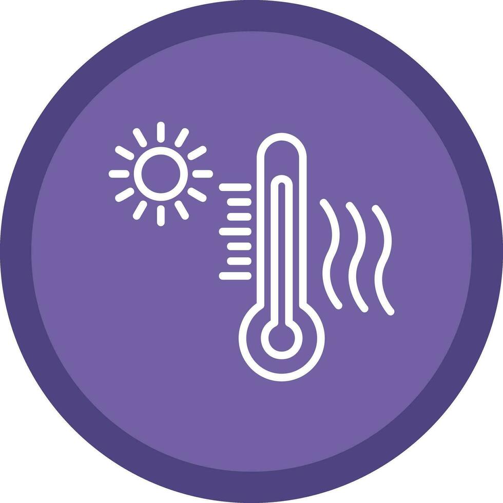 Heat wave Vector Icon Design