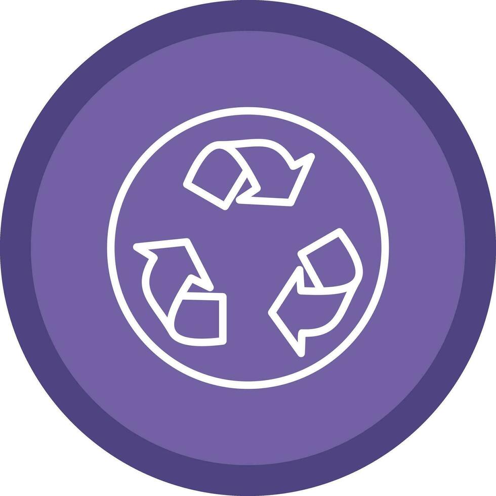 diseño de icono de vector de reciclaje