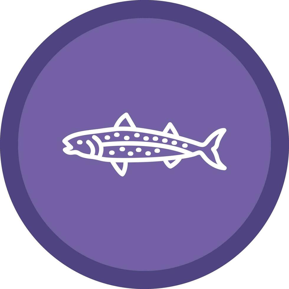 Mackerel Vector Icon Design