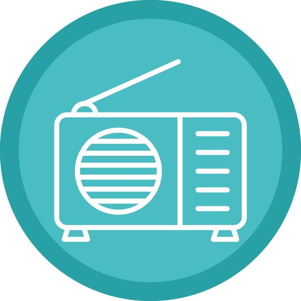 diseño de icono de vector de radio