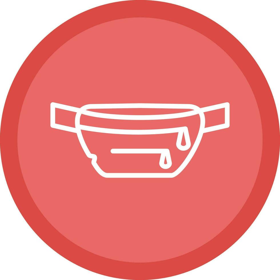 Fanny pack Vector Icon Design