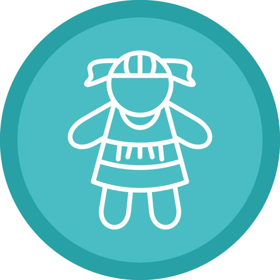Doll Vector Icon Design