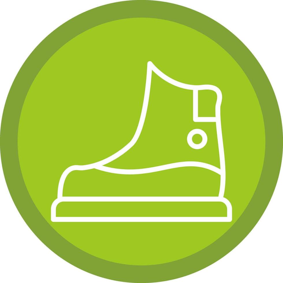 Snow boot Vector Icon Design