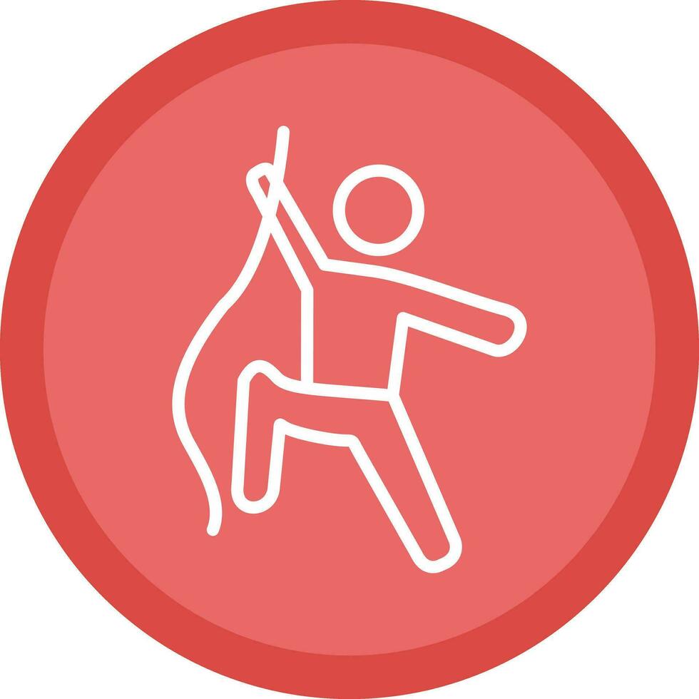 Climbing Vector Icon Design