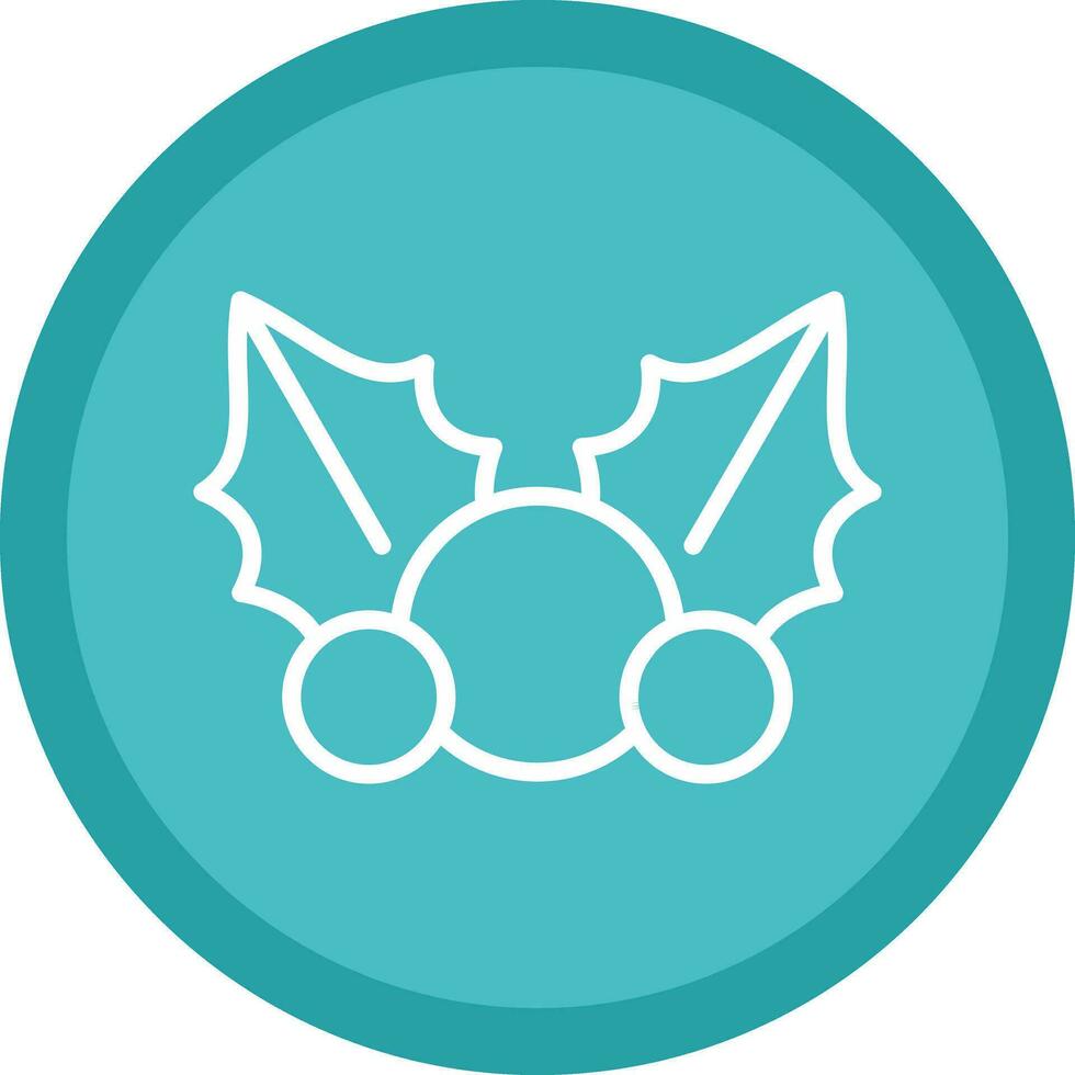 Mistletoe Vector Icon Design
