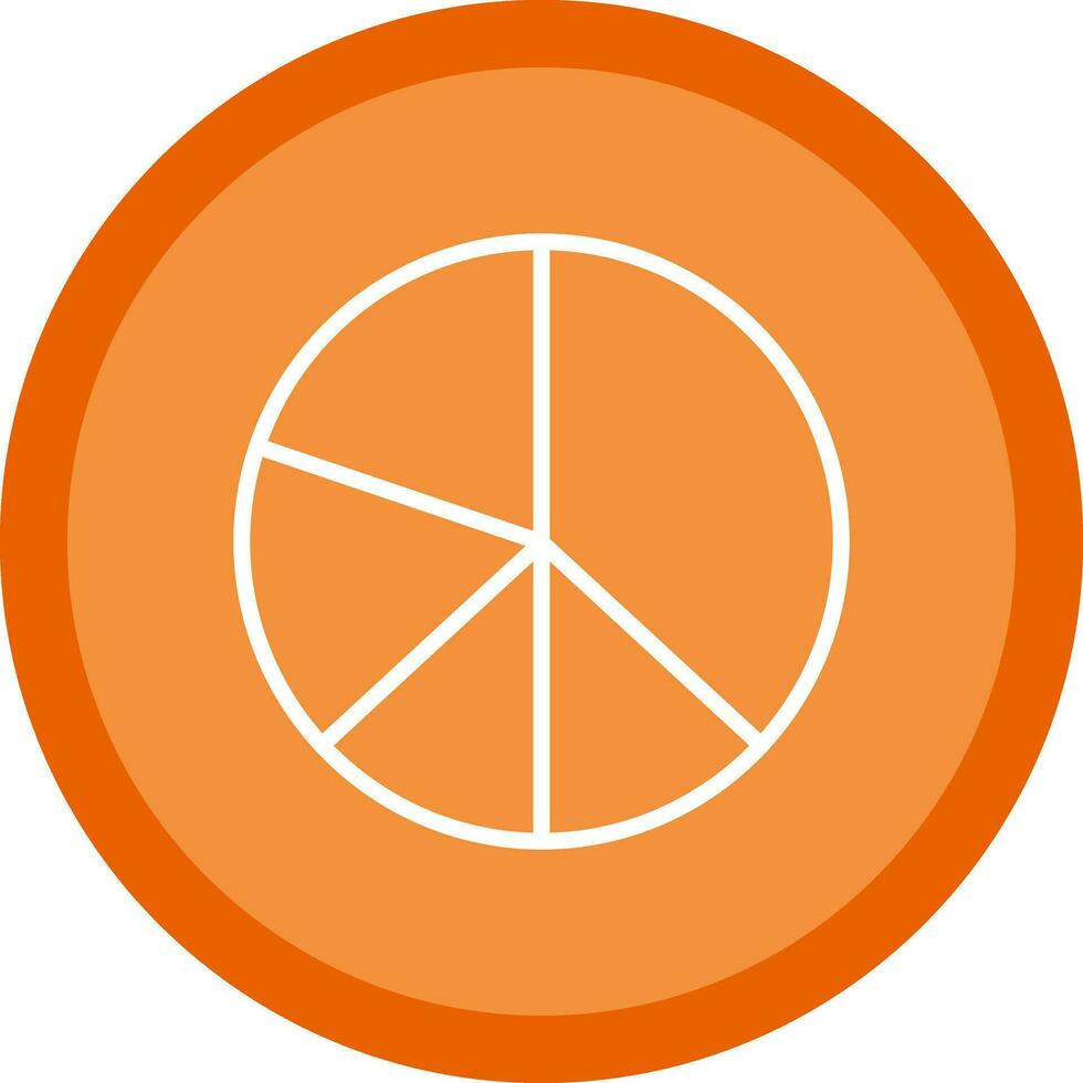 diseño de icono de vector de gráfico circular