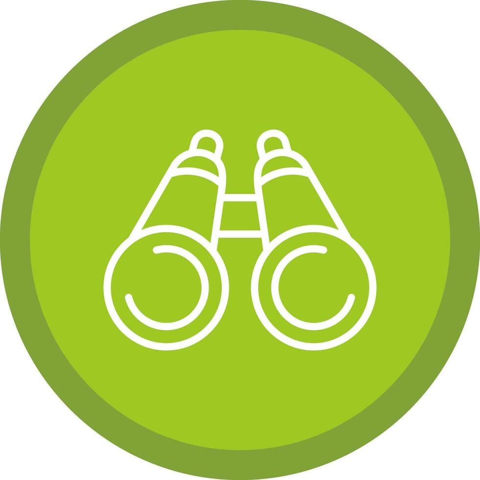 Binoculars Vector Icon Design