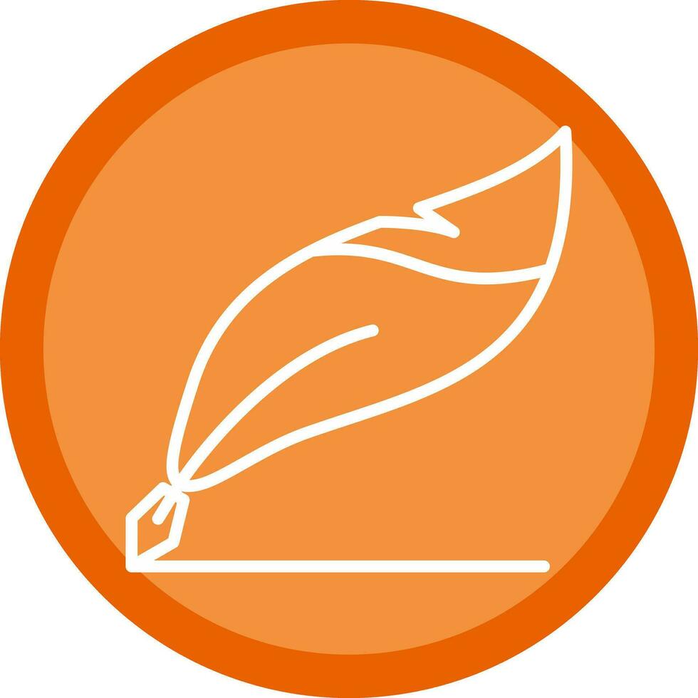 Quill pen Vector Icon Design