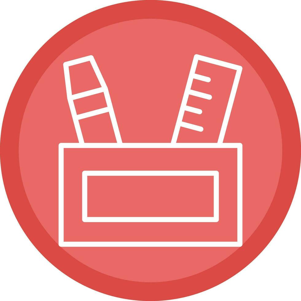 Pencil case Vector Icon Design