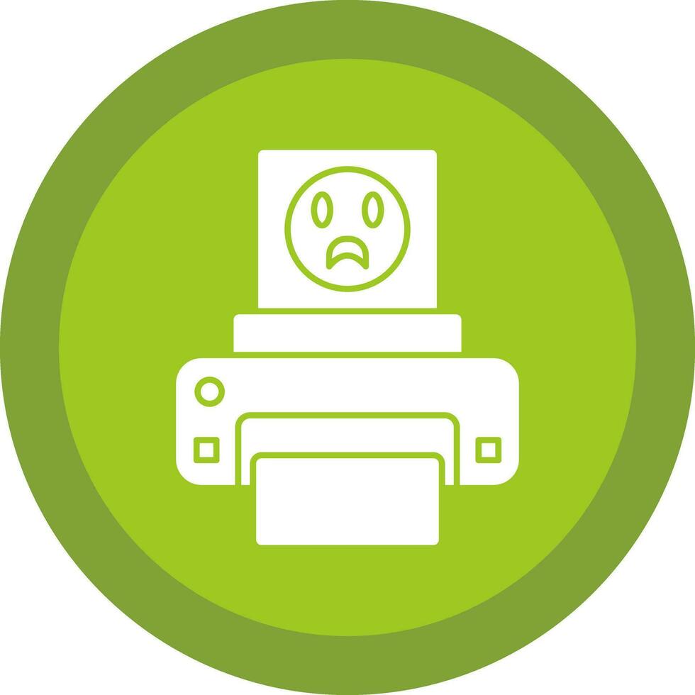 Photo print Vector Icon Design