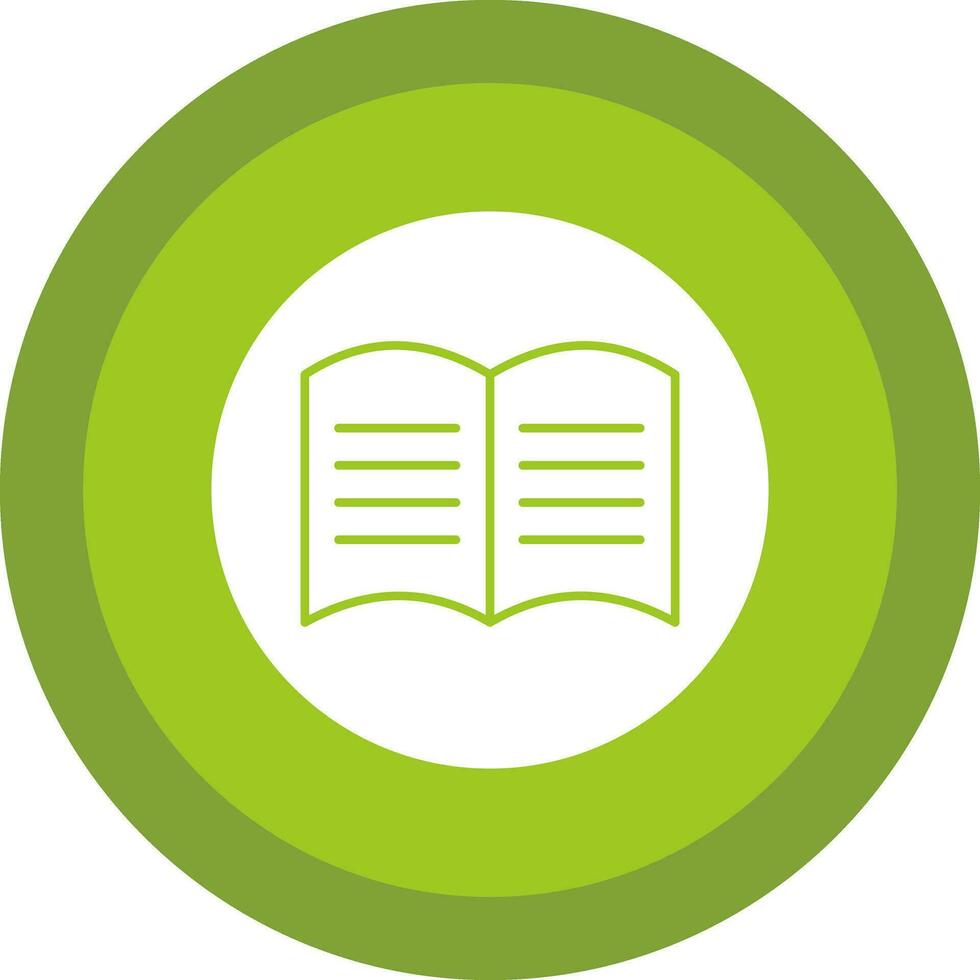 Manual book Vector Icon Design