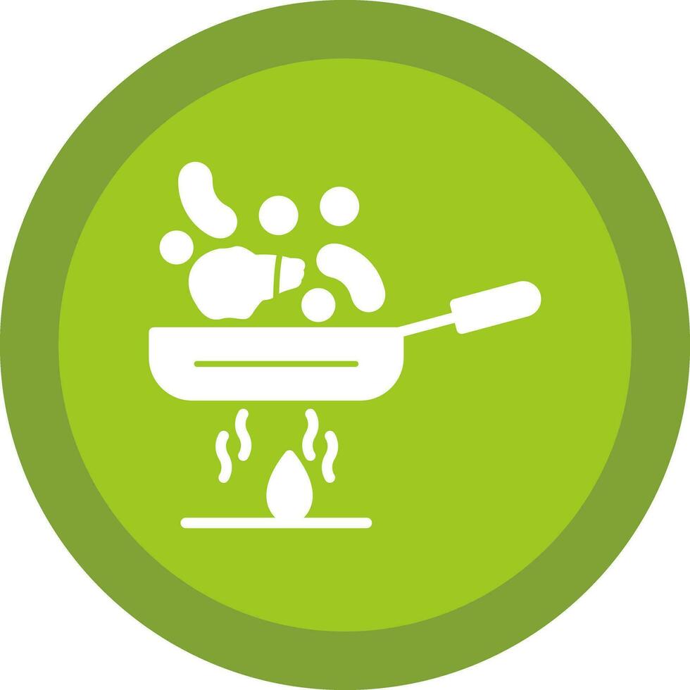 Stir fry Vector Icon Design