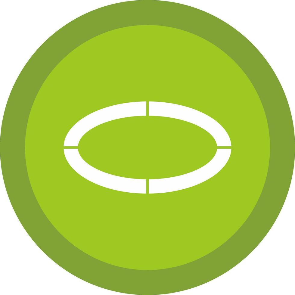 Hula hoop Vector Icon Design