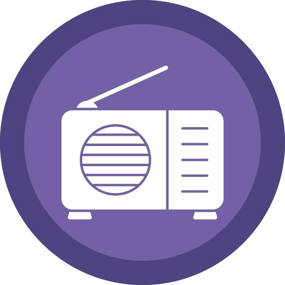 diseño de icono de vector de radio