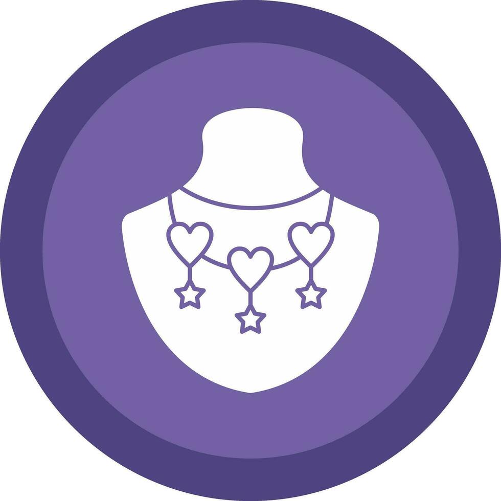 diseño de icono de vector de collar