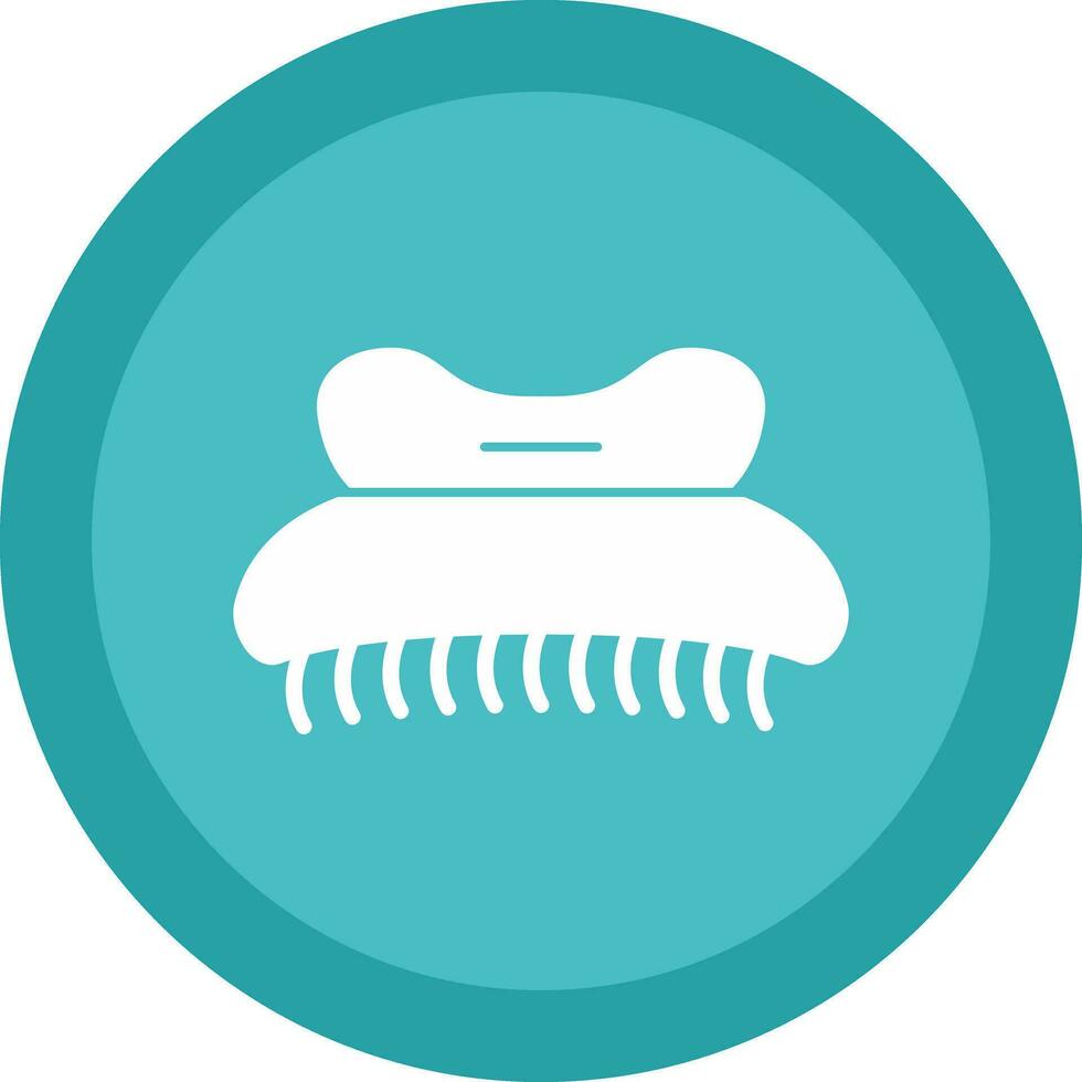 Hair clip Vector Icon Design