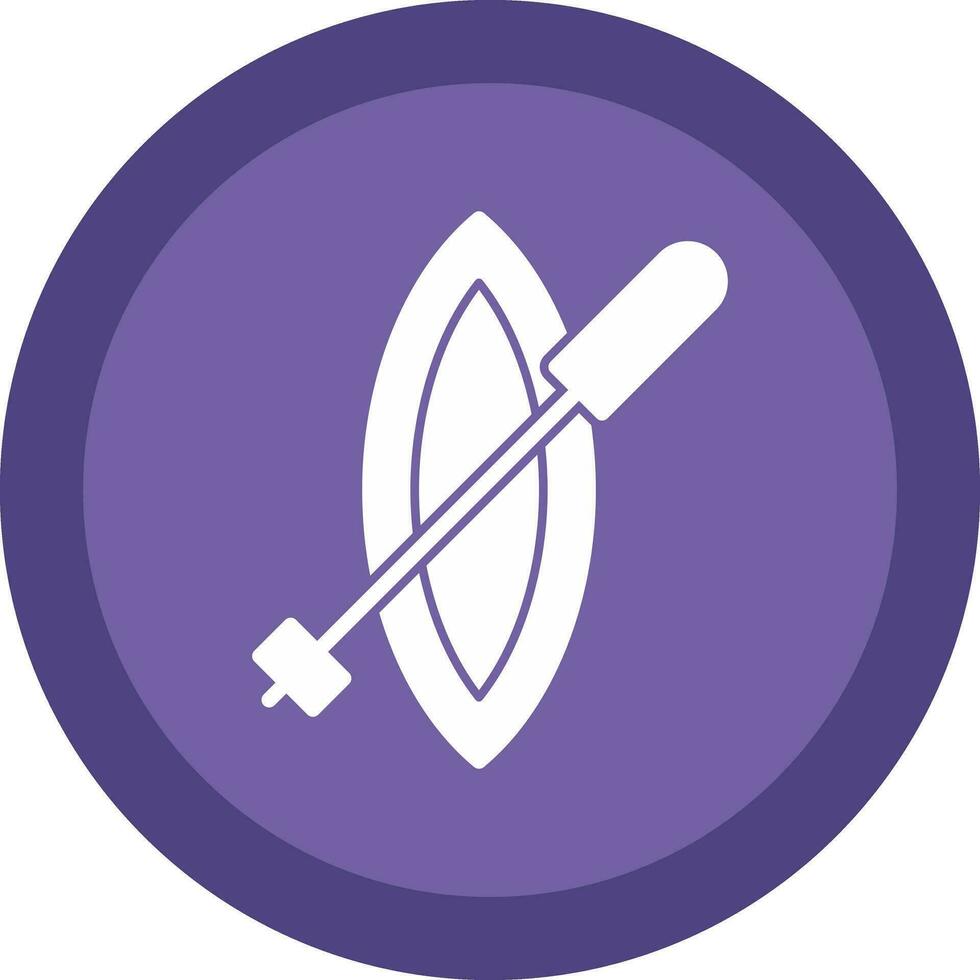 Slalom Vector Icon Design