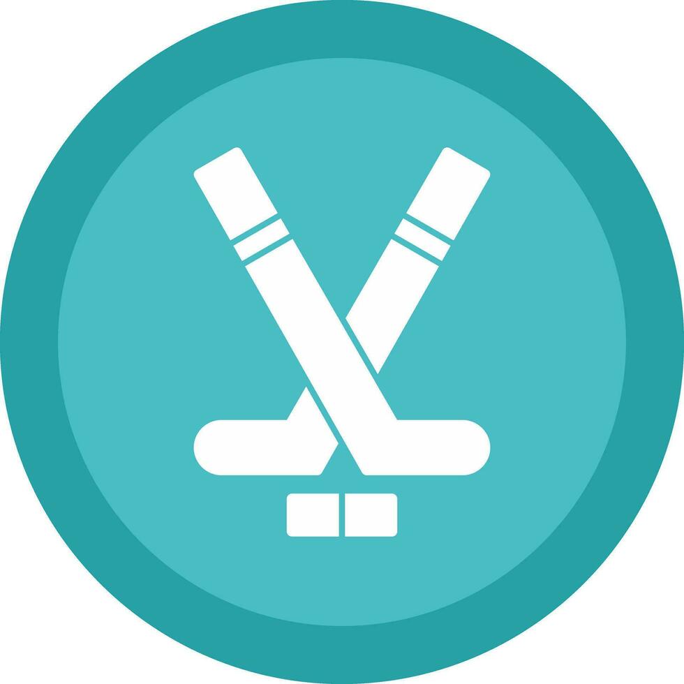 diseño de icono de vector de hockey