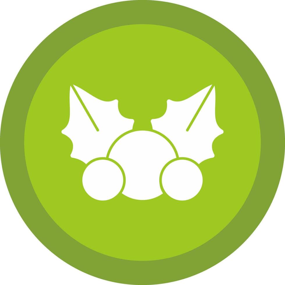 Mistletoe Vector Icon Design