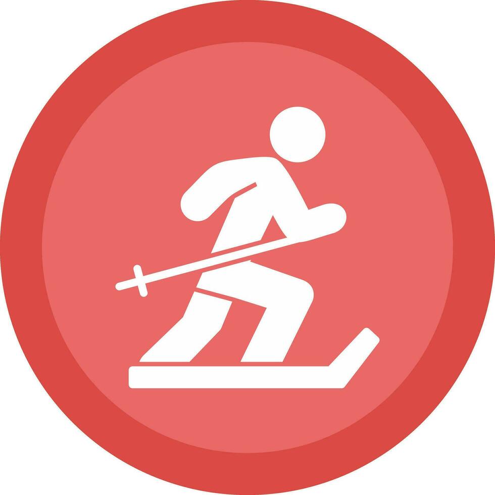 Ski Vector Icon Design