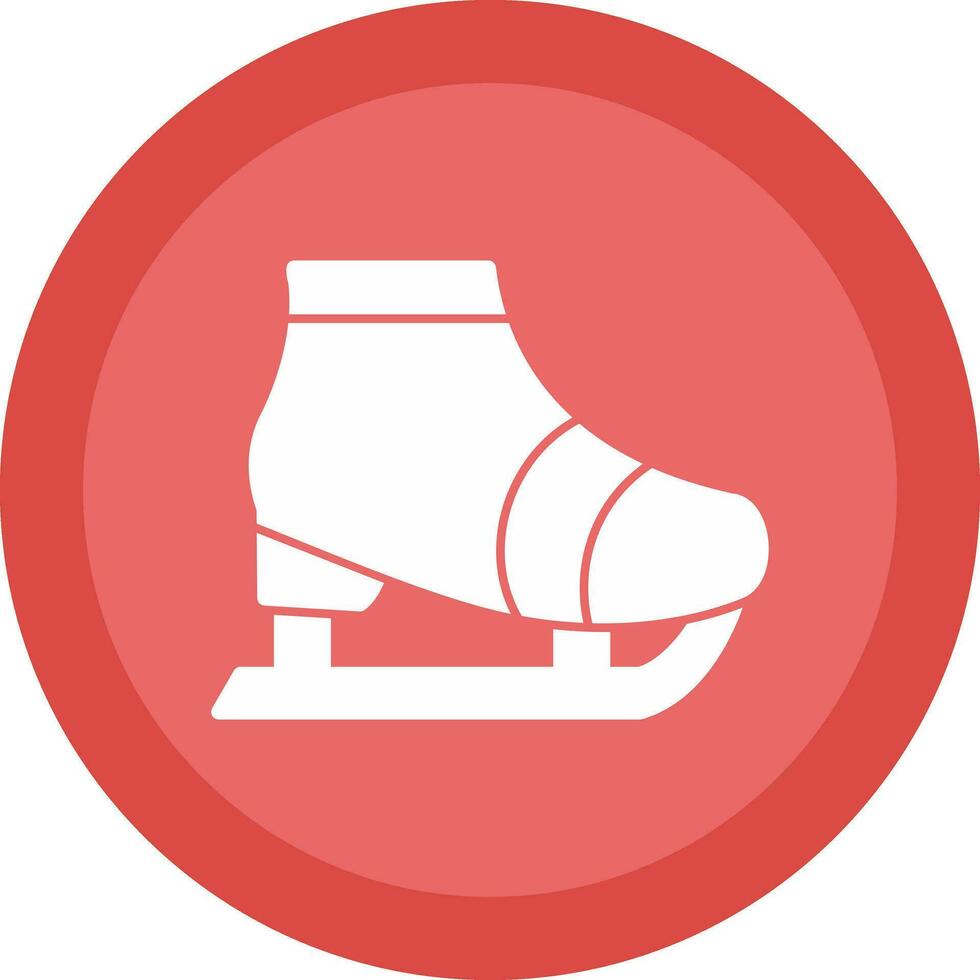 Ice skate Vector Icon Design