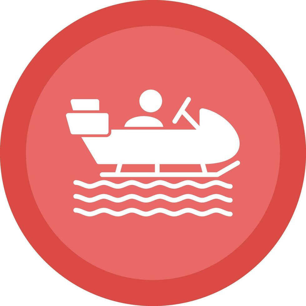 Bobsleigh Vector Icon Design