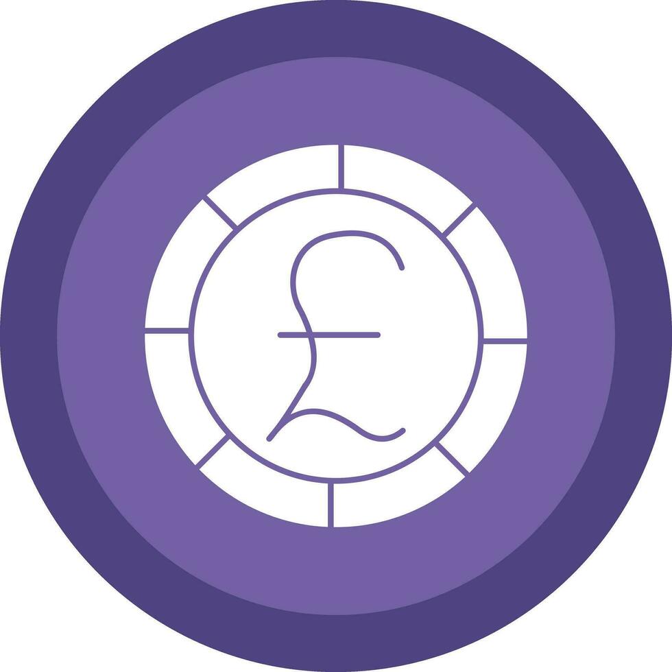 Pound Vector Icon Design