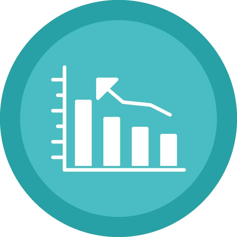 Bar graph Vector Icon Design
