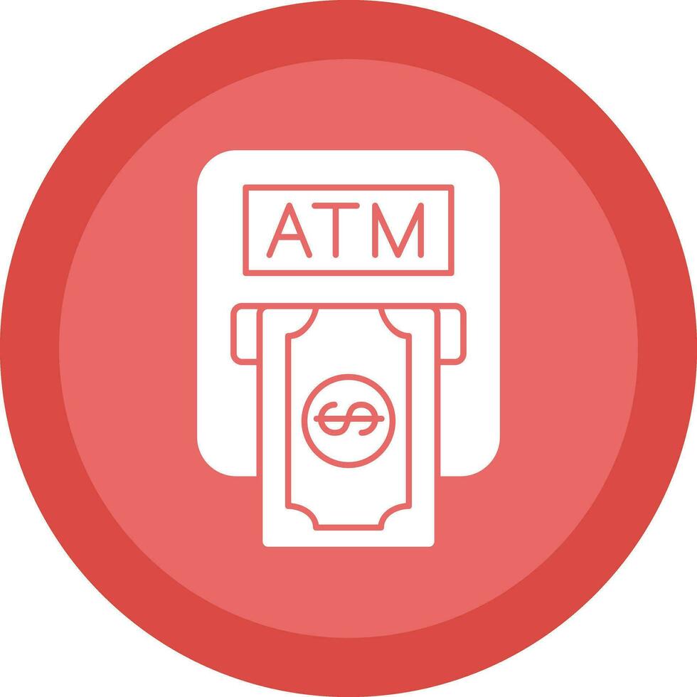Atm machine Vector Icon Design