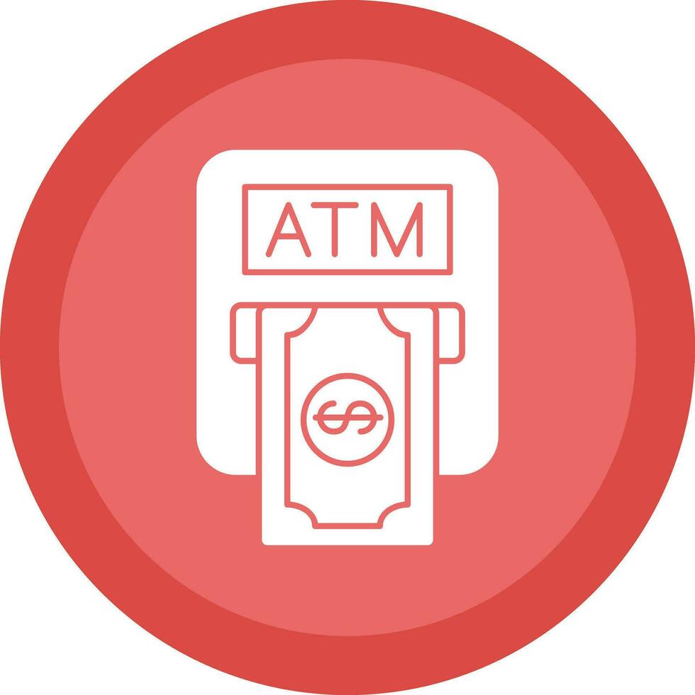 Atm machine Vector Icon Design