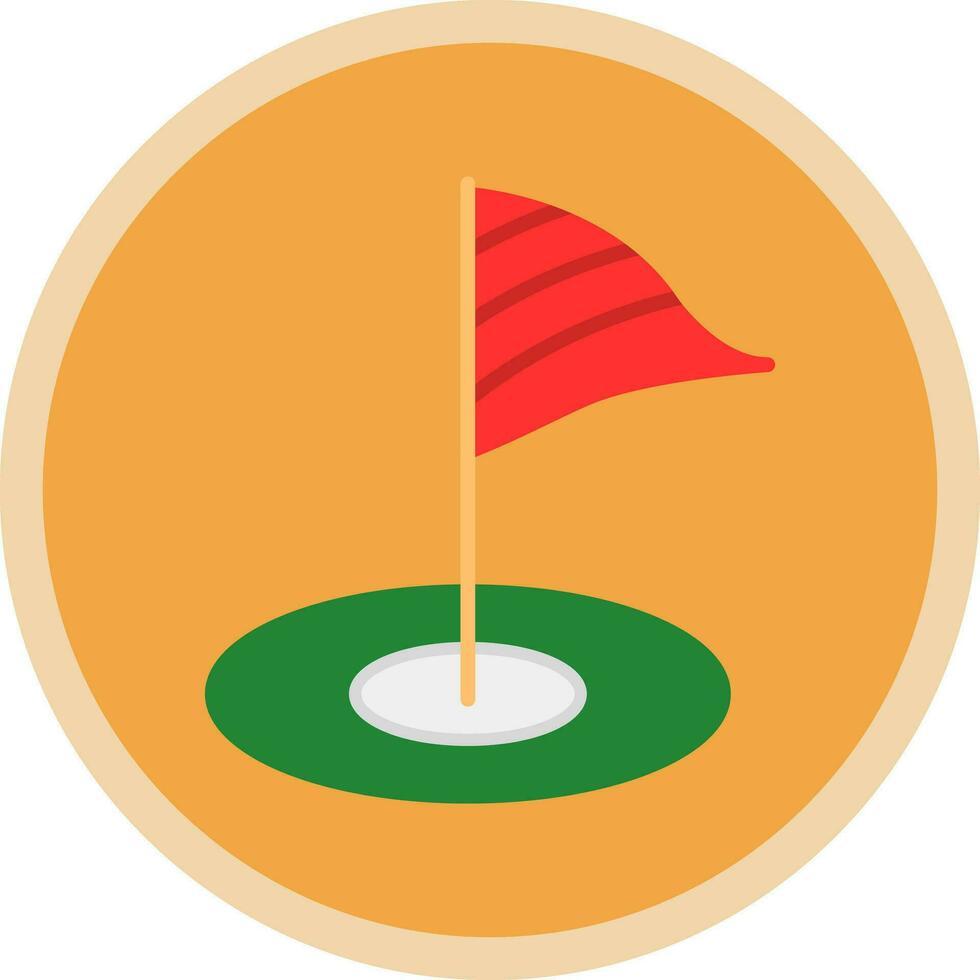 mini golf vector icono diseño