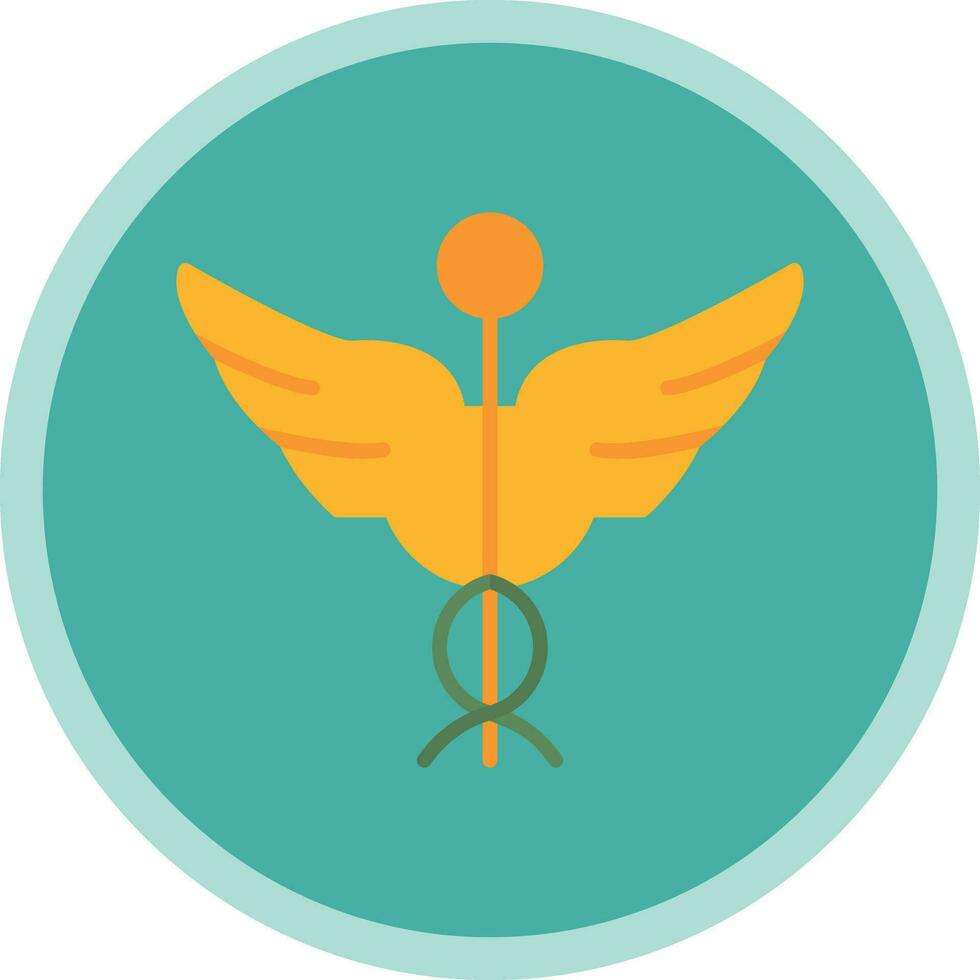 Caduceus Vector Icon Design