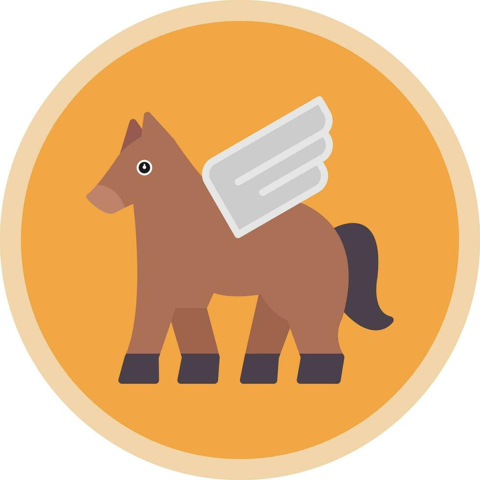 Pegasus Vector Icon Design