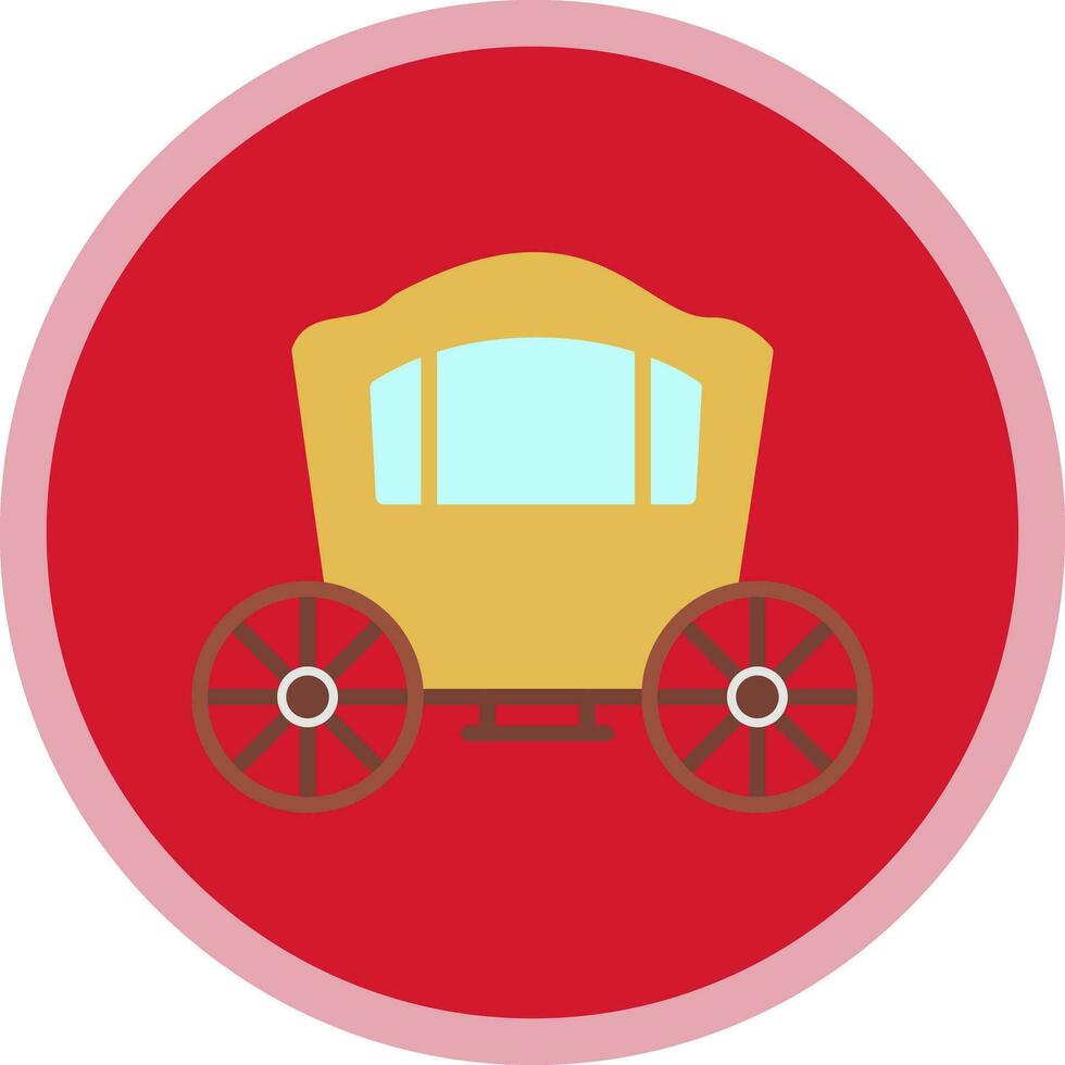 Carriage Vector Icon Design