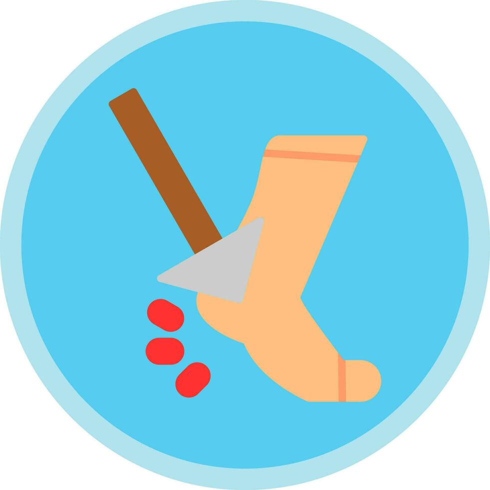 Achilles Vector Icon Design