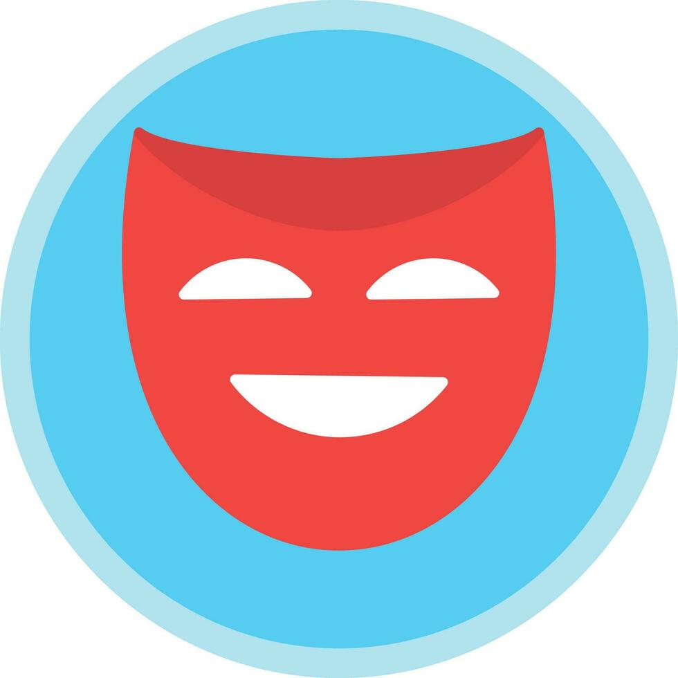 Theater masks Vector Icon Design