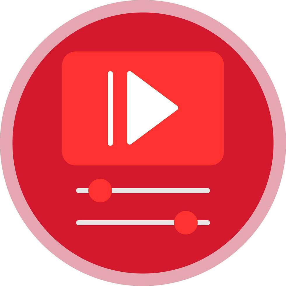 diseño de icono de vector de vídeo