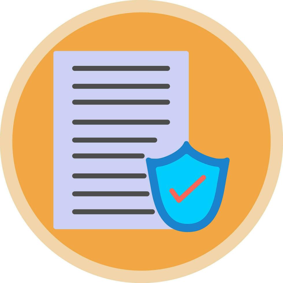 File protection Vector Icon Design