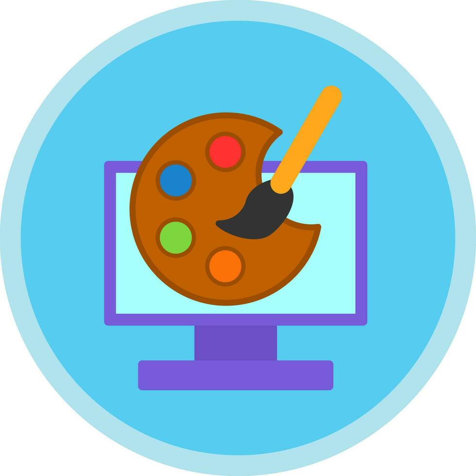 Digital art Vector Icon Design