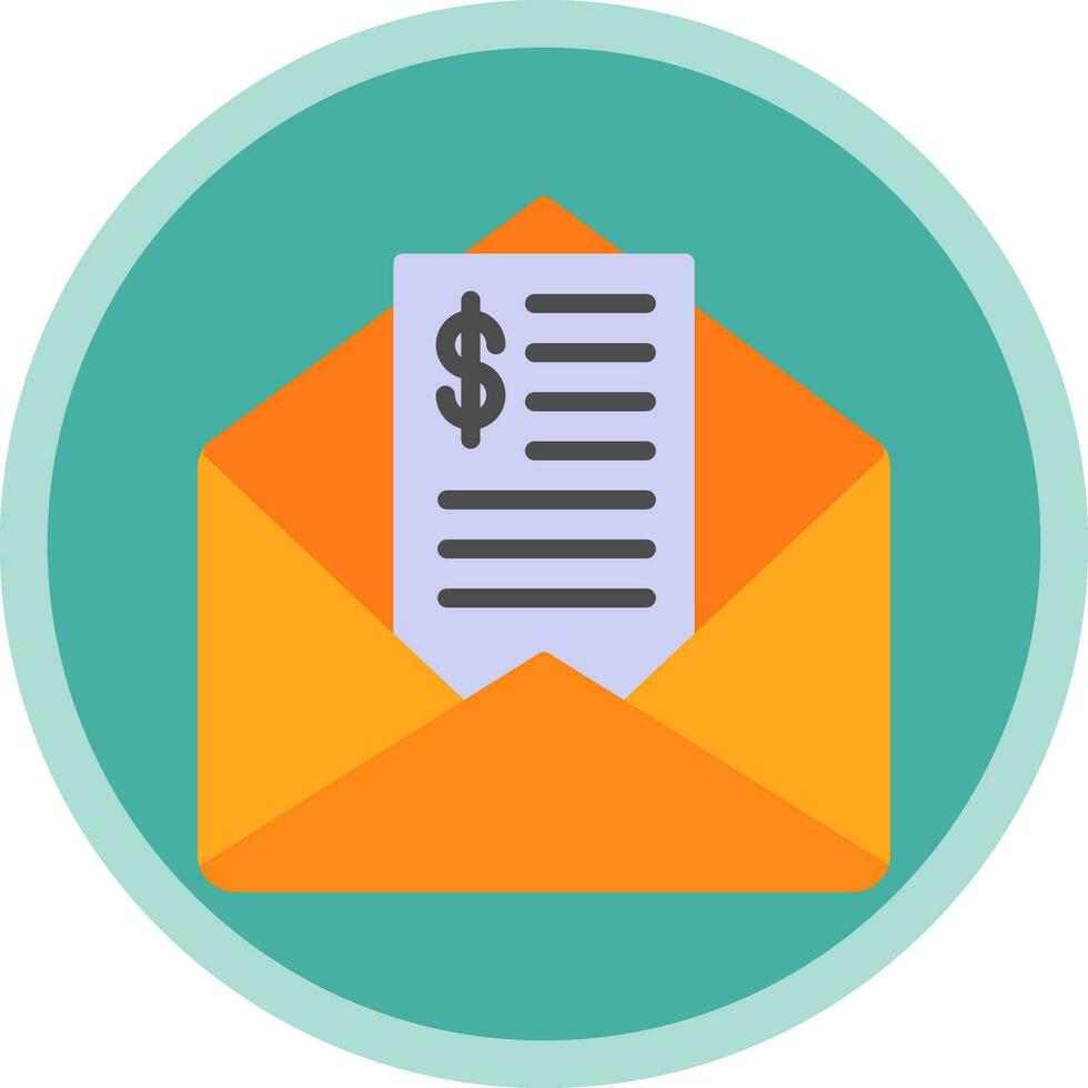 Paycheck Vector Icon Design