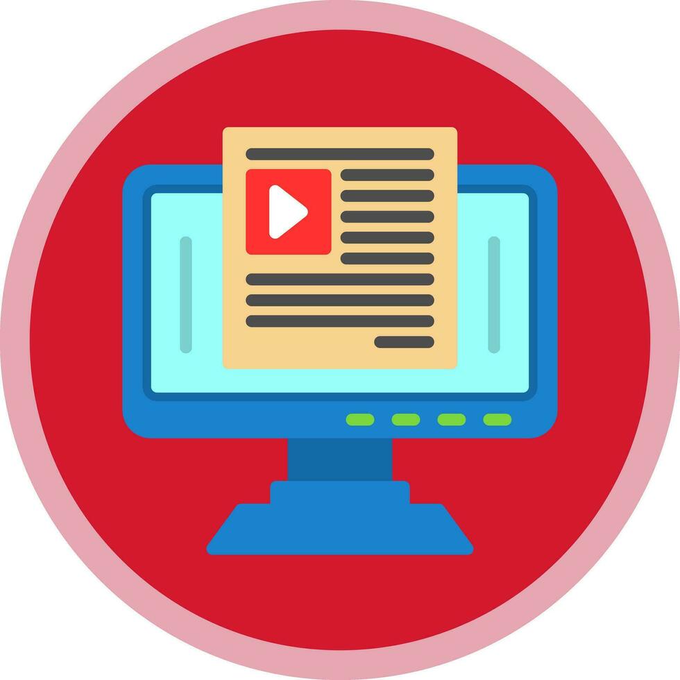 Blogging Vector Icon Design