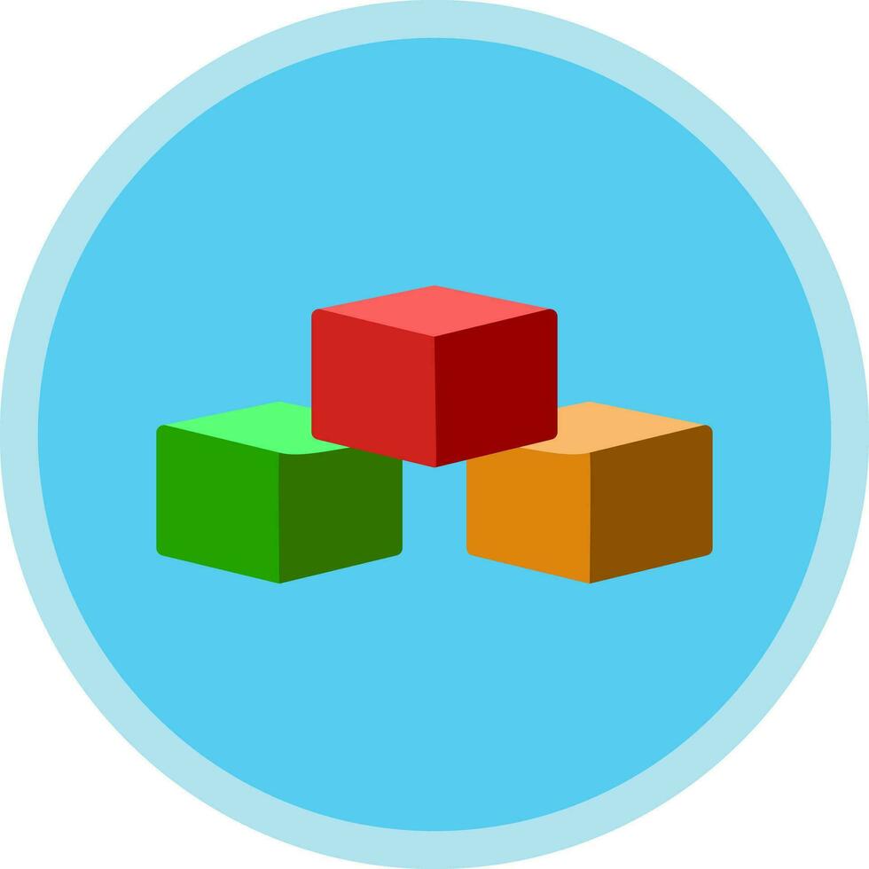 Blocks Vector Icon Design