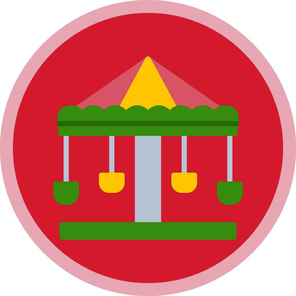 Merry go round Vector Icon Design