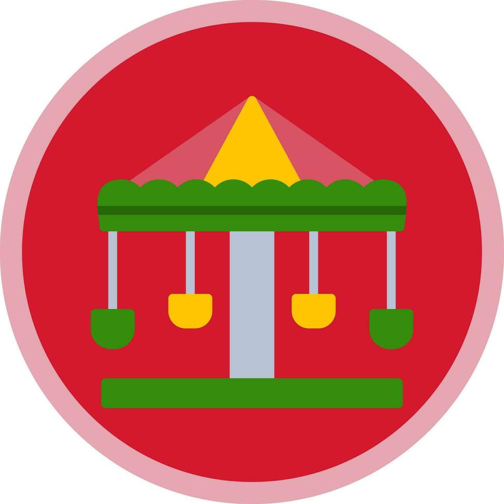 diseño de icono de vector de merry go round