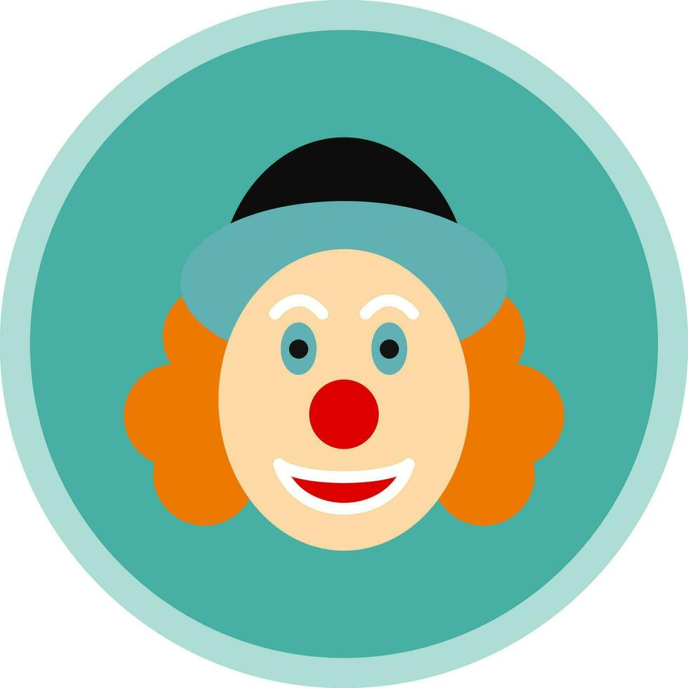 diseño de icono de vector de payaso