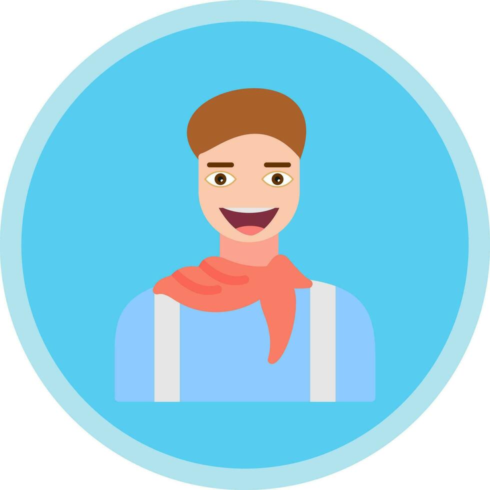 Mime Vector Icon Design