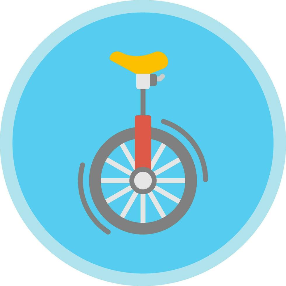 Unicycle Vector Icon Design