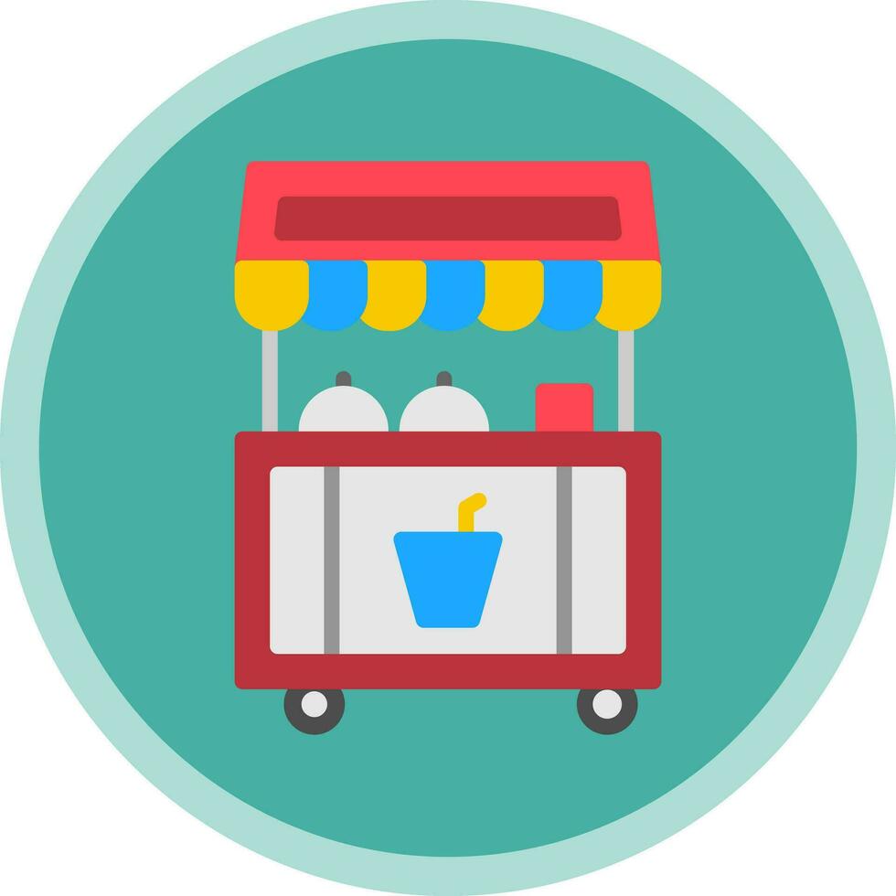 Food stand Vector Icon Design